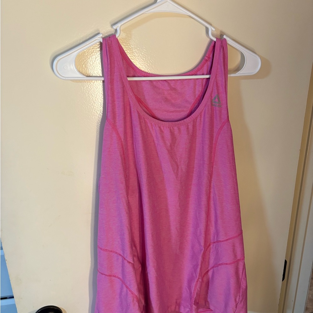 Pink Reebok Athletic Tank Top